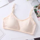 Breathable Cotton Light Solid Colour Fixed Cup Wrap Padding Bra