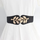 Gold Leaf Toggle Elasticated Waistband Women's Belt