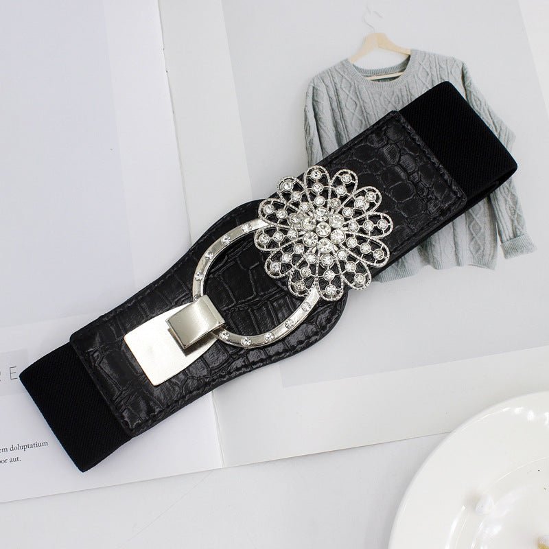 Charm and Blooming Decorative Wide Belt for Women