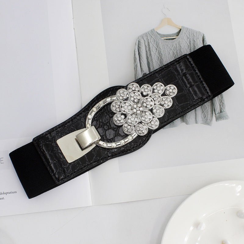 Charm and Blooming Decorative Wide Belt for Women