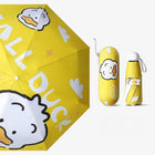 UV protection and rain dual use umbrella folding  small portable pocket capsule shape umbrella
