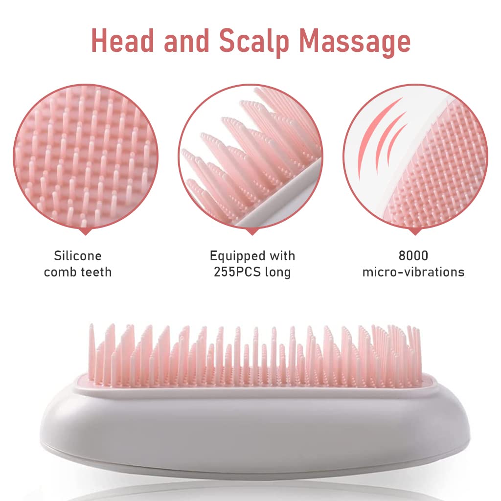 Electric Vibrating Scalp Relaxing Hair Comb