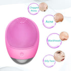 Mini Electric Ultrasonic Deep Pore Cleansing Silicone Brush