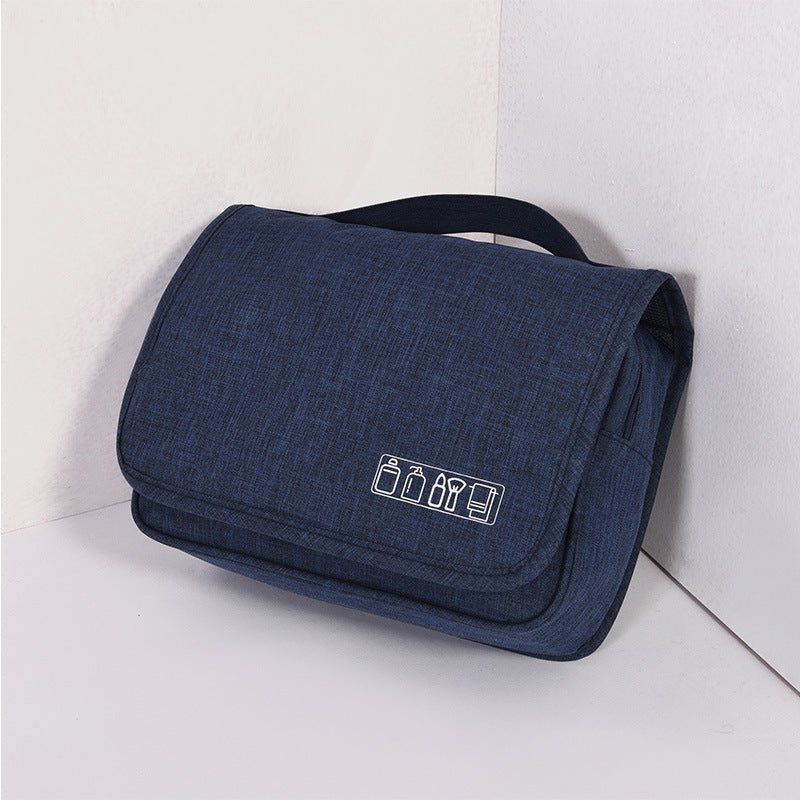 Portable cosmetic, large-capacity, multi-functional storage bag