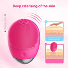 Mini Electric Ultrasonic Deep Pore Cleansing Silicone Brush