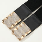 Rhinestone Inlaid Fashionable Buckle Waist Belt for Women