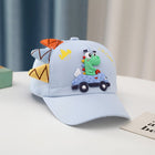 All Seasons Korean Style Dinosaur & Car Baseball Hats for Boy and Girl Babies