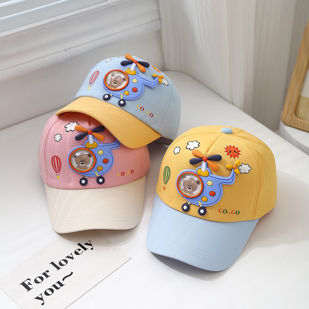 Cute Helicopter Designed Cap for Adorable Kids