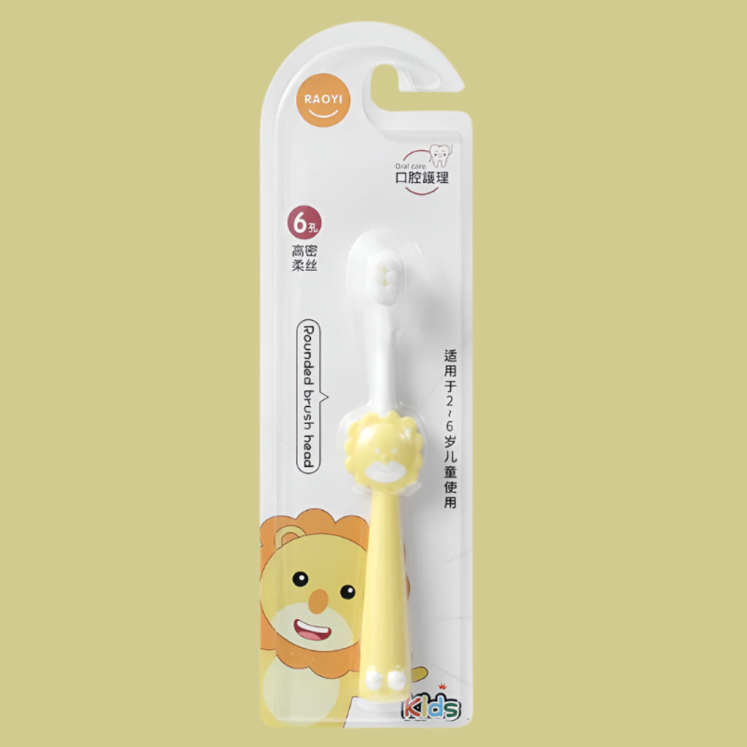 Lion Faced High Quality Cute Children's Soft Toothbrush