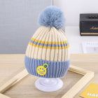 Korean Style Smiley Cute Furrball Winter Beanie Hat