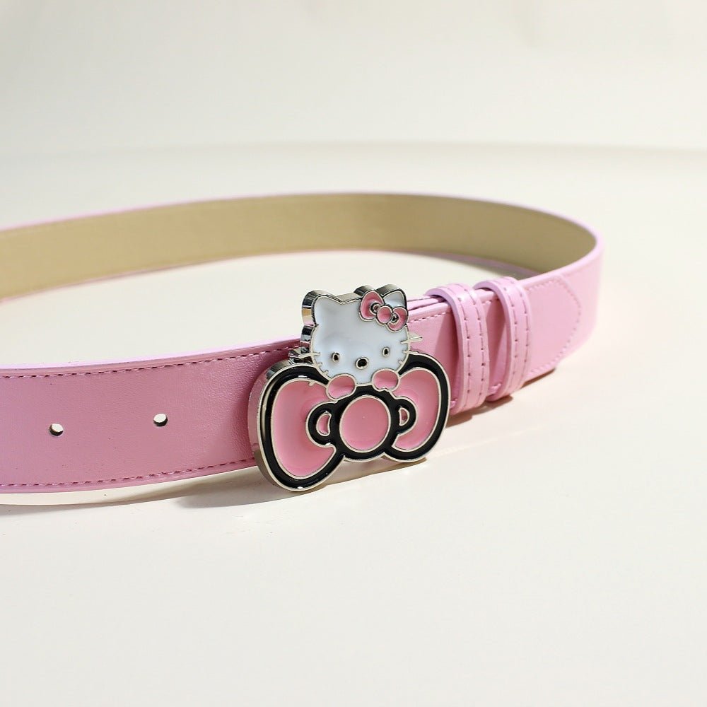 Korean Style Hello Kitty Buckle Wrist Belt for Female