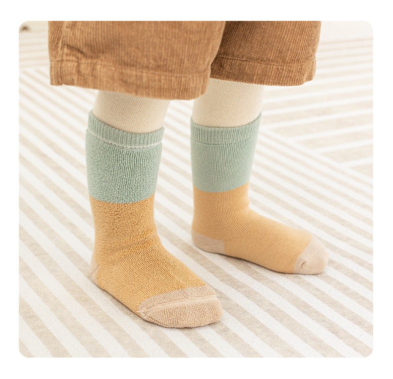 Terry Thickened Colourful Warmed Best Quality Children's Socks