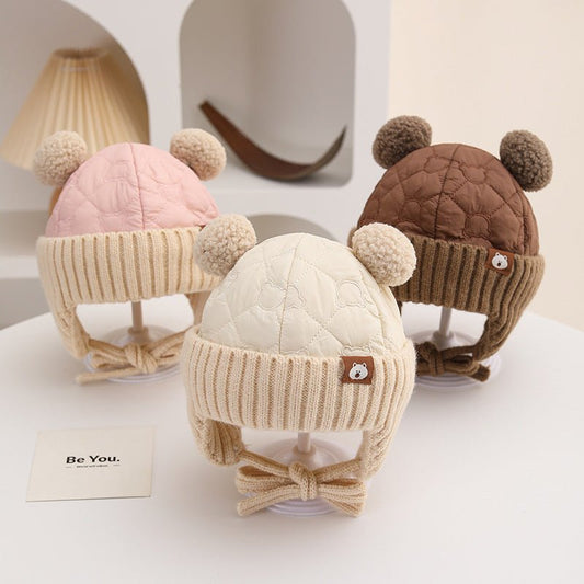 Children's Winter Thick Windproof Plush Cap