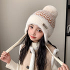 Korean Version Thick Knitted Wool Children's Cap For Winter