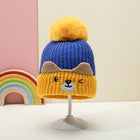 Children's Cute Bear fluffy knitted Winter Cap