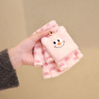 Half Finger Flap Style Warm Cute Hand Gloves for Kids