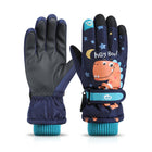 Windproof Thickened Cartoon Painted Luxury Hand gloves for Kids