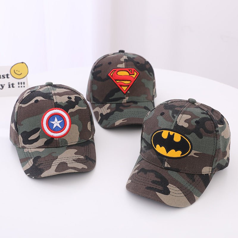 Super Hero Camouflage Sun Protection Children's Baseball Cap