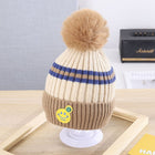 Korean Style Smiley Cute Furrball Winter Beanie Hat