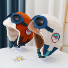 Cute Adventure Pilot Style Velvet Inside Warm Ear Protection Cap