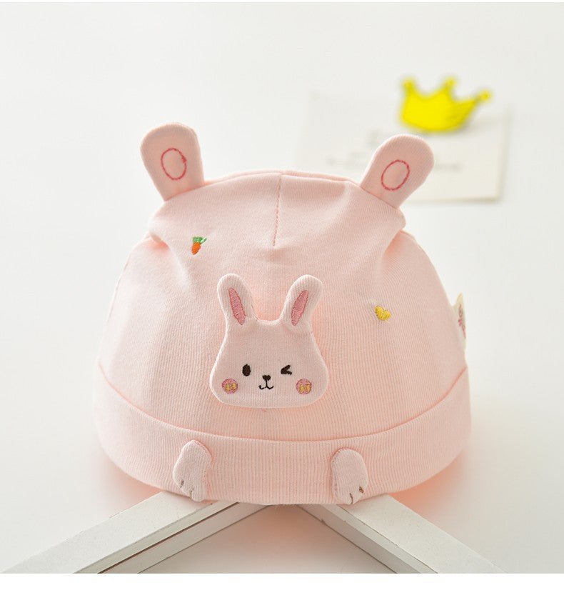 0-3 Months Newborn, Infant Cute Rabbit Winter Cotton Cap