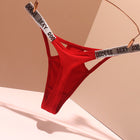 American Style Breathable Cotton Thong Panties for Women