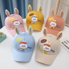 Cute Bunny Ear with Cute Cartoon Baseball Cap for Children