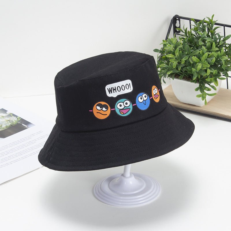 Korean Style Cute Cartoon Printed Bucket Hat for kids