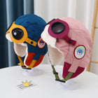 Cute Adventure Pilot Style Velvet Inside Warm Ear Protection Cap