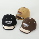 Embroidered Short Brim Stylish Baseball Cap for Children