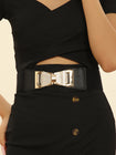 Rhinestone Inlaid Fashionable Buckle Waist Belt for Women