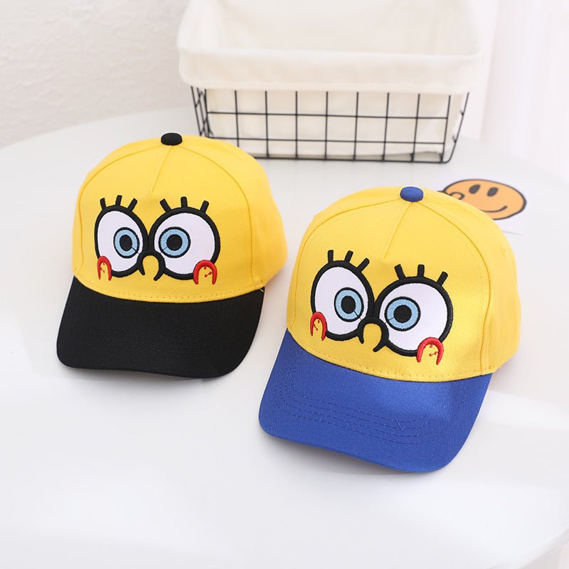 Cartoon Sponge Bob Outdoor Baseball Cap for Kids