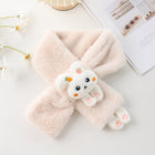 Comfortable Children's Winter Muffler with Cute Radish Rabbit Cartoon