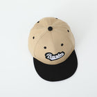 Children's Hip Hop Style Solid Color Embroidered Baseball Cap