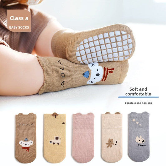 All Seasons Boneless Warm Baby Socks With Non-Slip Palm Pad