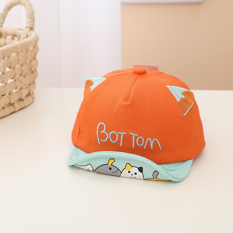 Korean Style Soft Brimmed Animal Cartoon Baby Caps