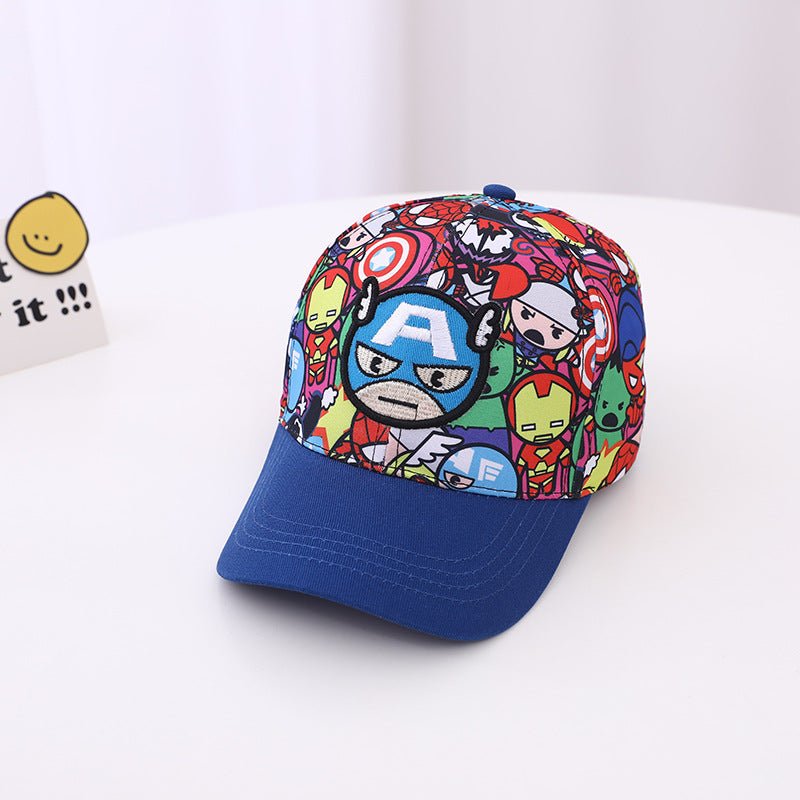 Marvel Series Embroidered Cartoons Comfortable Baseball Cap for Kids