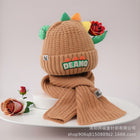 Winter Super Cute Dinosaur knitted Beanie Hat and Muffler Set