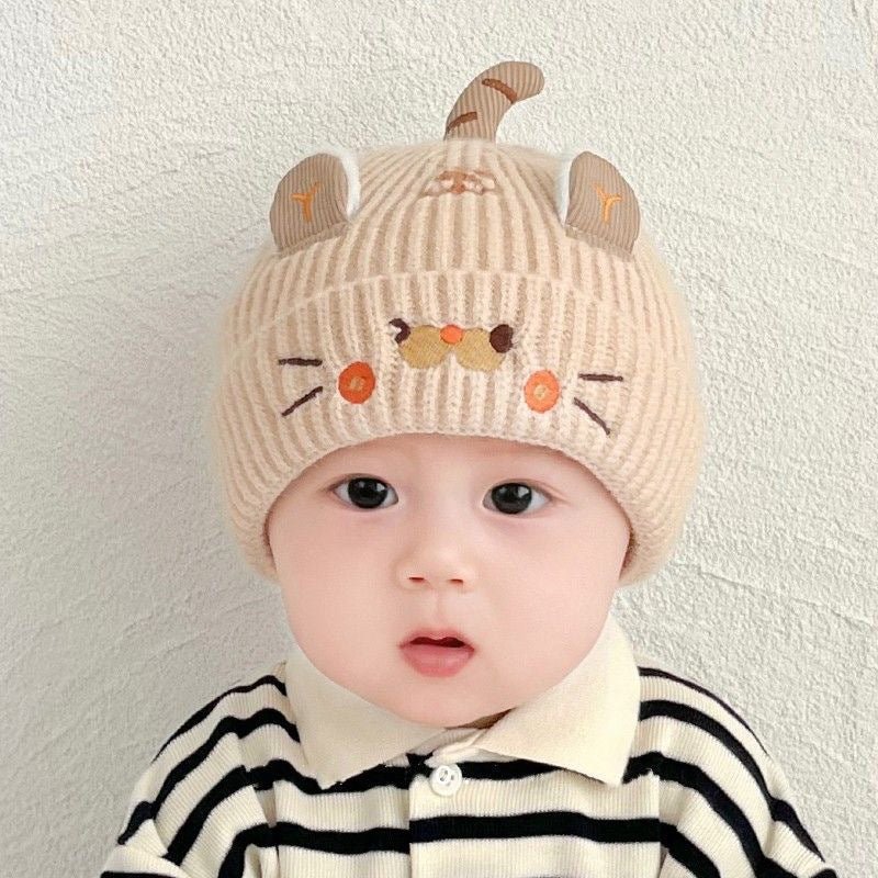 Newborn And Infant Cute Knitted Winter Cap