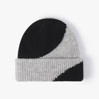 Winter Outdoor Warm Thickened Color-Blocked Wool Knit Beanie