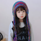 Ethnic Style Girls' Windproof Ear Protection Knitted Beanie Cap