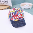 Embroidered Marvel Universe Flagged Super Hero Caps for Kids