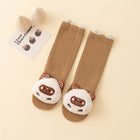 Cute Bear Breathable and Warm Knee Socks with Non-Slippery Pad for Baby