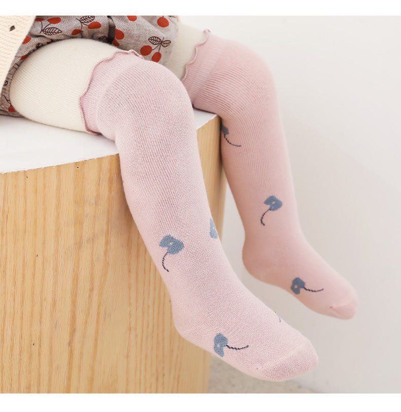 Full Length Reactive Printing Korean Style Thick Warm Children's Socks