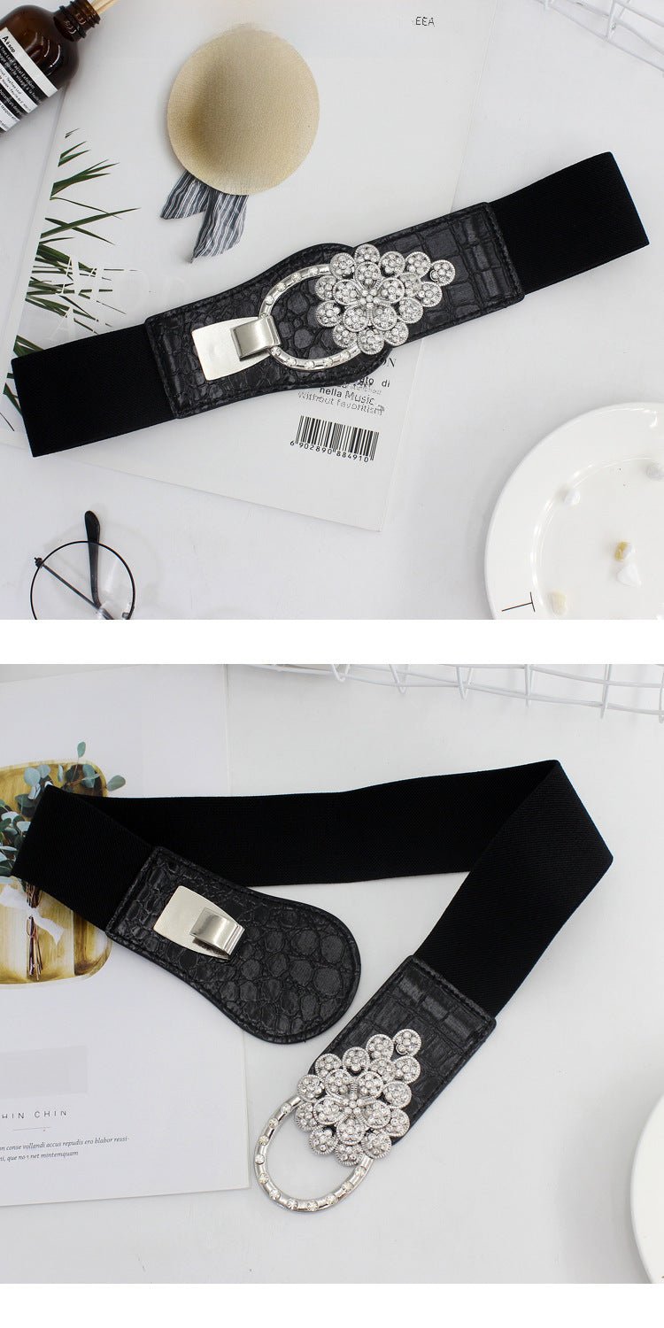 Charm and Blooming Decorative Wide Belt for Women