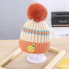 Korean Style Smiley Cute Furrball Winter Beanie Hat