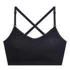 Free Size Cotton Breathable Camisole Back Fixed Cup Latex Bra