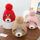 Winter Super Cute Boys and Girls Knitted and Fleece Warm Cap