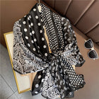 Polka Dot Fashionable Silky Smooth Women's Satin Silk Scarf