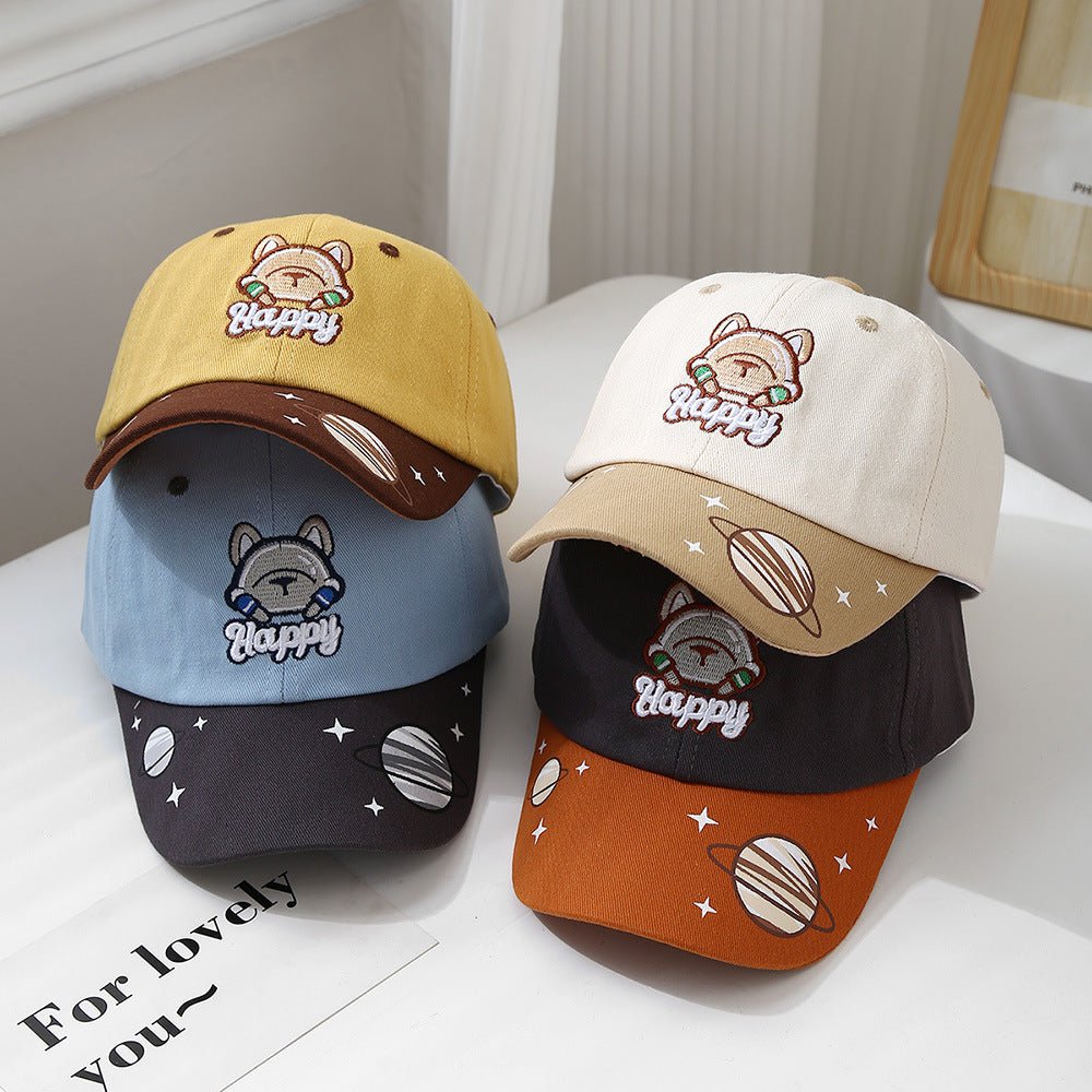 Adorable Starry Sky Cute Embroidered Baseball Cap for Kids